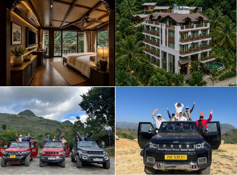 Ha Giang Open Air Jeep With Amira Premium Lodge 4D3N 